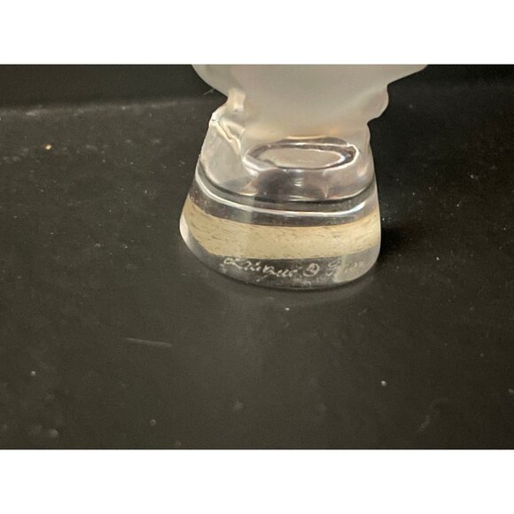 Lalique Faisan Cachet Pheasant Letter Seal Figurine Vintage France Signed - Picture 5 of 6